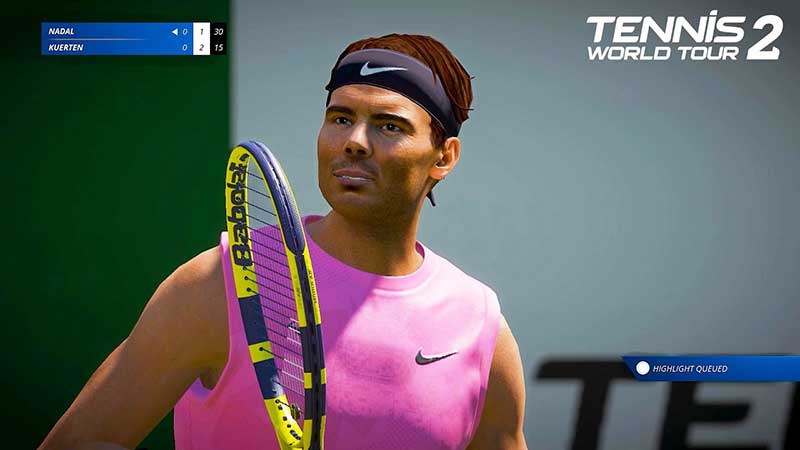 Tennis World Tour 2 PS5 Federer Nadal 4K 60FPS