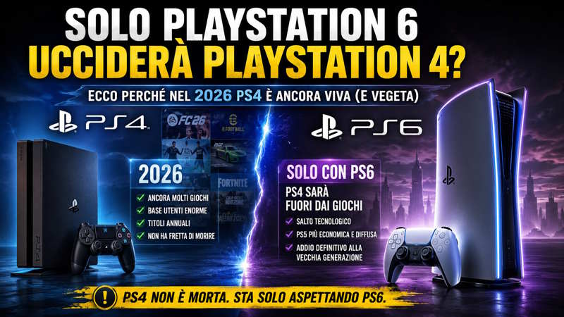 Solo PlayStation 6 ucciderà PlayStation 4?
